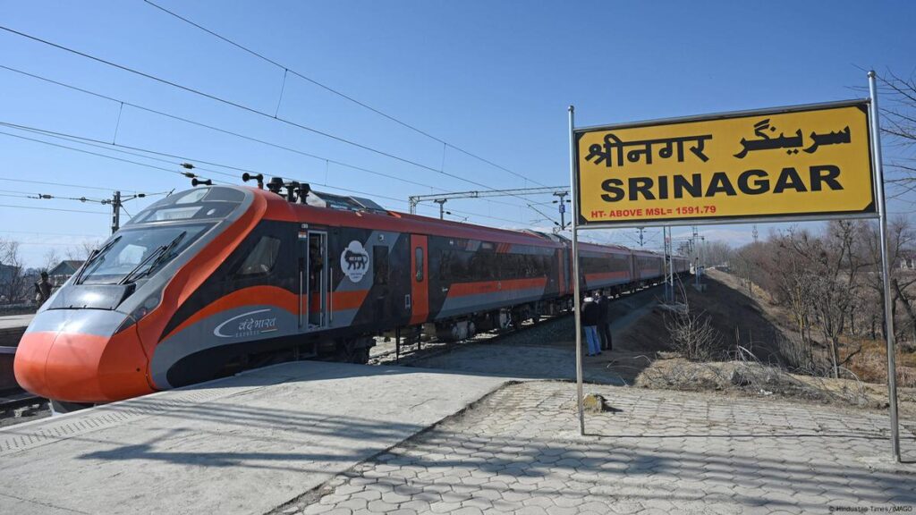 India tests first direct train linking Delhi and Kashmir