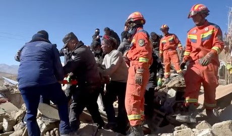 At least 95 reported dead as strong quake strikes near Tibet's holy Shigatse city