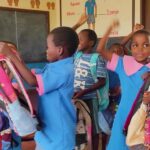 A backpack supporting deaf kids