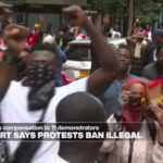 Kenyan Court declares protest ban in Nairobi illegal