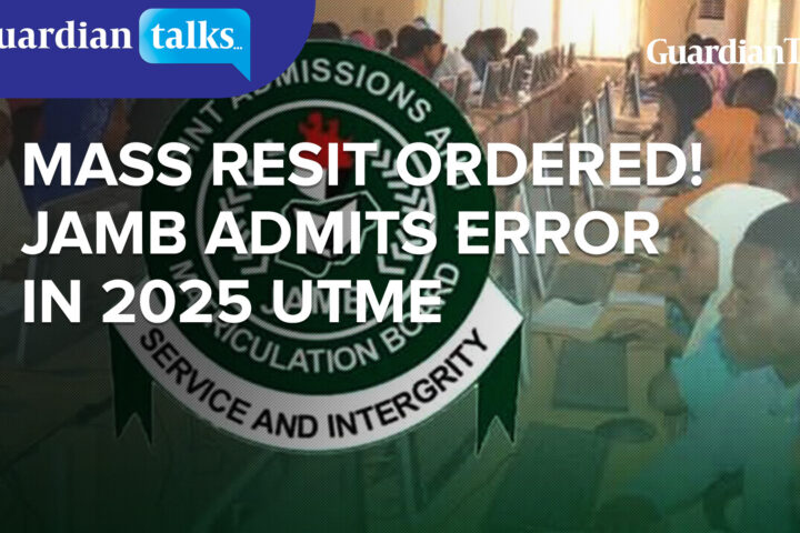 Mass resit ordered: JAMB admits error in 2025 UTME