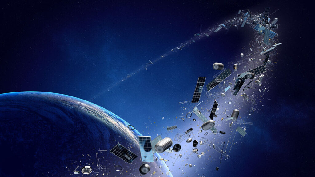 How space debris threatens satellites