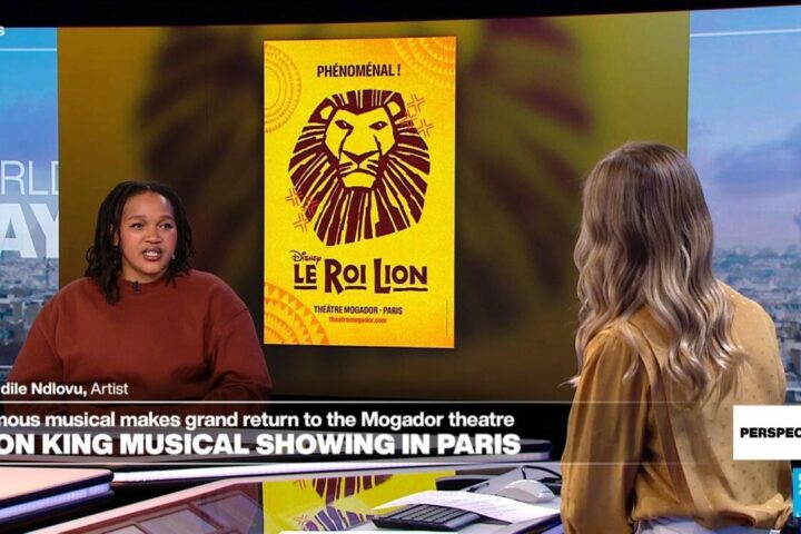 South Africa's Phindile Ndlovu on 'great honour' of featuring in Lion King musical in Paris