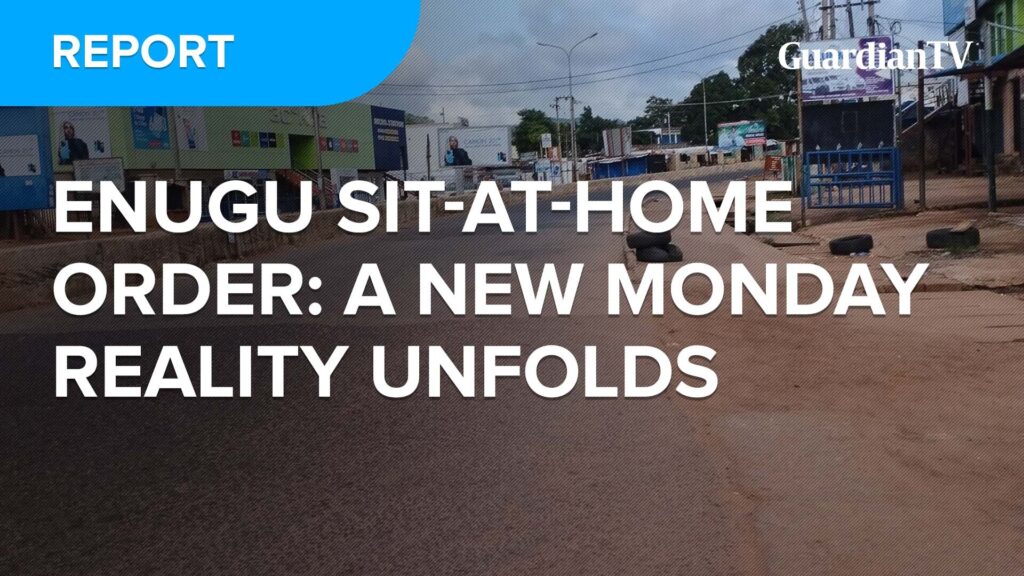 Enugu sit-at-home oder: A new Monday reality unfolds