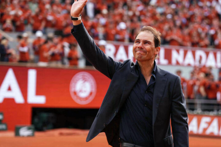 Rafael Nadal receives emotional farewell on first day of French Open