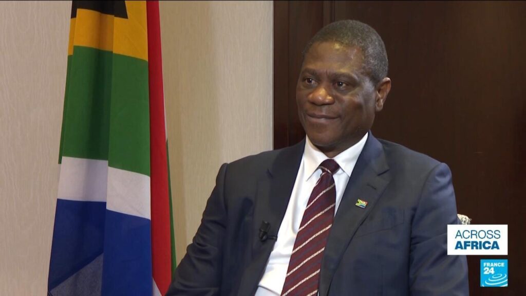 ACROSS AFRICA | Georja Calvin Smith sits down with South Africa's VP in Paris