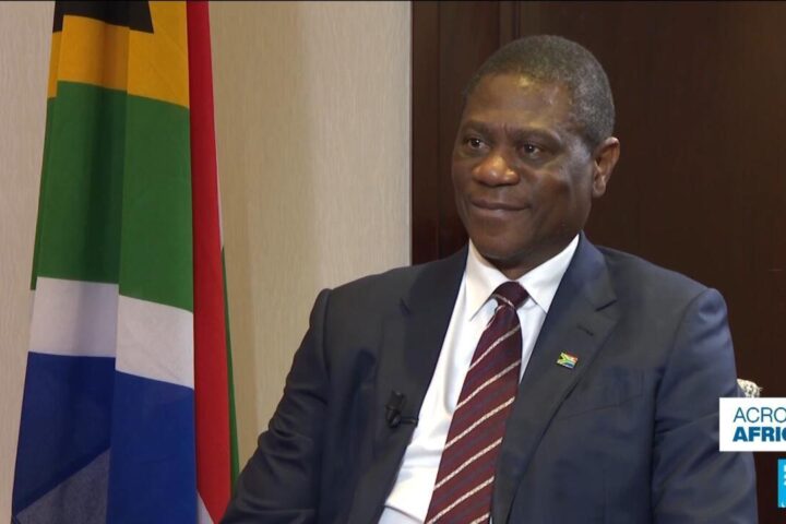 ACROSS AFRICA | Georja Calvin Smith sits down with South Africa's VP in Paris