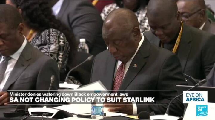 South Africa is not changing policy to suit Musk's Starlink