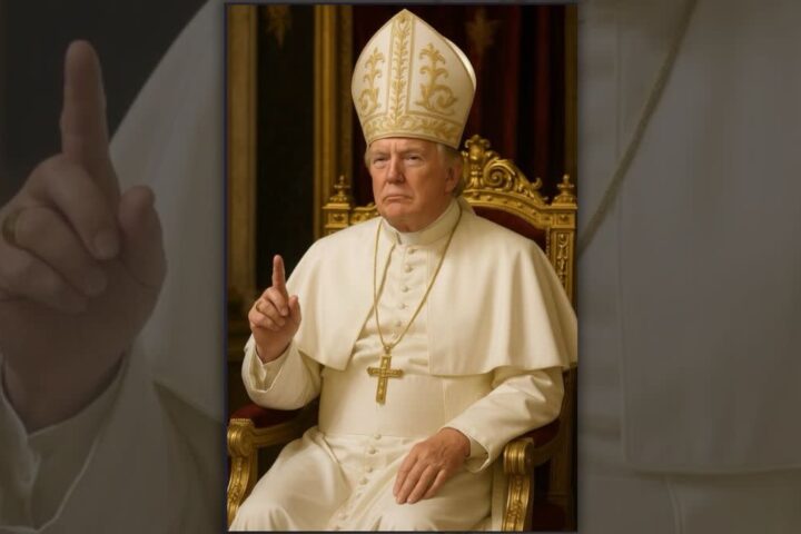 Yes, Trump posted an AI-generated image of him as Pope