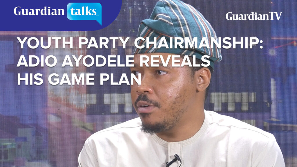 Youth Party Chairmanship: Adio Ayodele reveals' his game plan