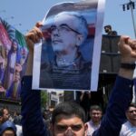 Iranians protest Israeli strikes
