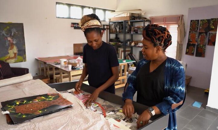 Meet Taiye Idahor in her Lagos studio