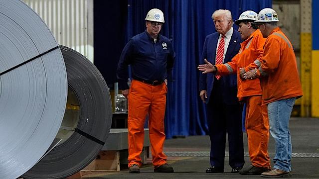 Trump's ramped-up 50% steel and aluminium tariffs come into effect