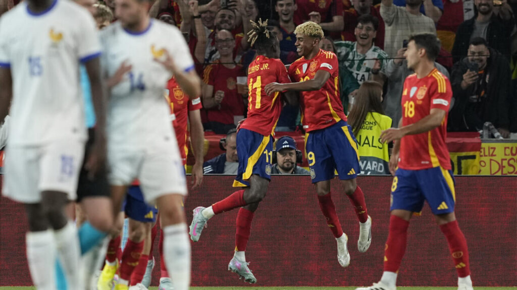 Spain beat France in a 9-goal thriller to book a spot in Nations League final