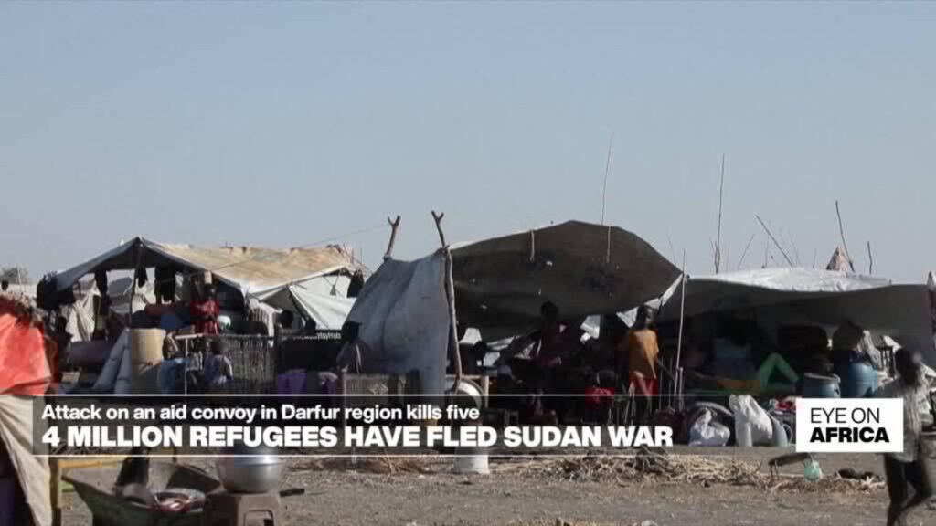 Four million people have fled Sudan since start of the war