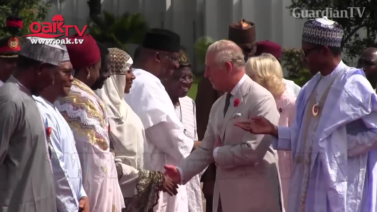 Buhari Receives British Royal family, Prince Charles, wife, daughter ...
