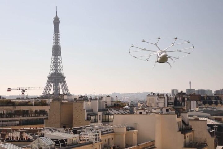 Flying taxis at Paris 2024