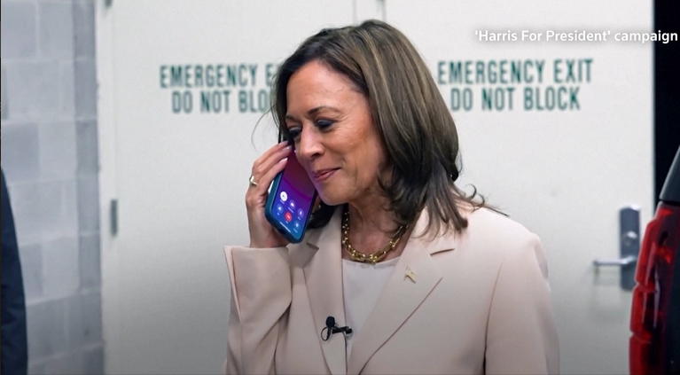Barack and Michelle Obama endorse Harris over a phone call