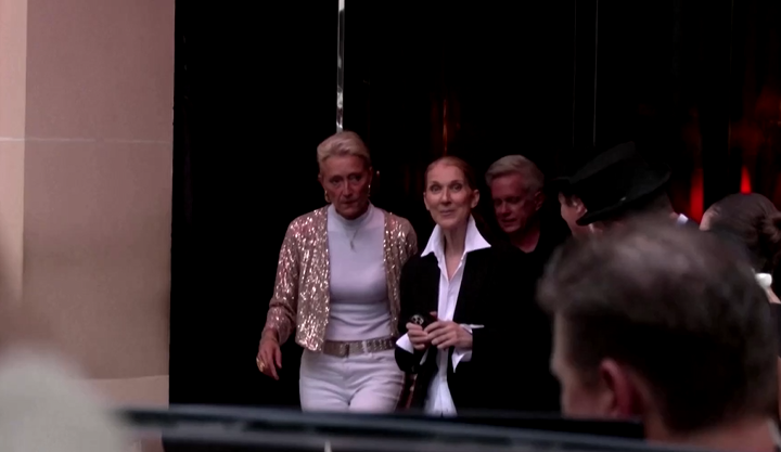 Celine Dion in Paris amid speculation of Olympic performance