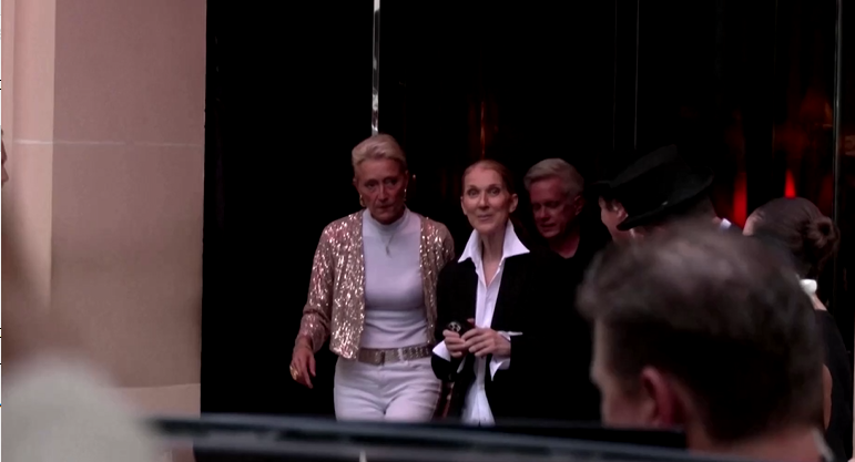 Celine Dion in Paris amid speculation of Olympic performance