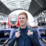 Meet the German teen who lives on trains