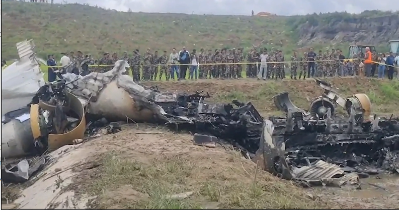 18 dead bodies recovered after plane crash in Nepal
