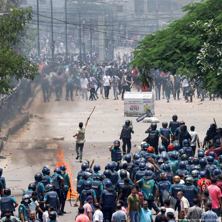 Why are students protesting in Bangladesh?