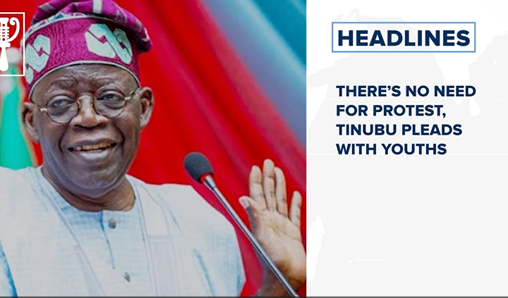 There’s no need for protest, Tinubu pleads with youths