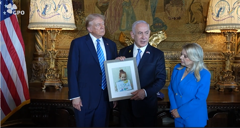 Israeli PM Netanyahu meets with former U.S. President Trump