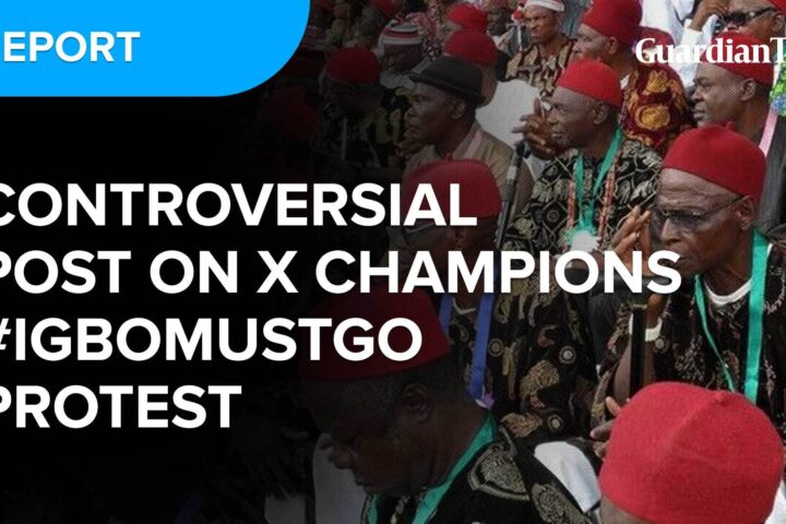 Controversial post on X champions #IgboMustGo protest