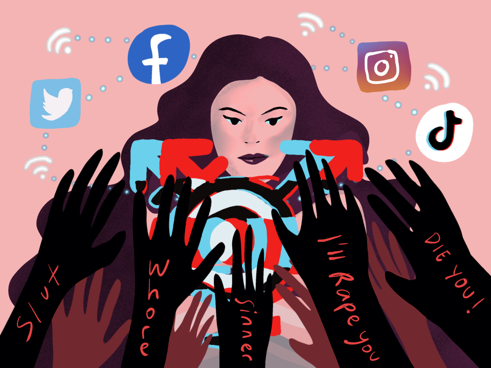 How misogynists take over social media