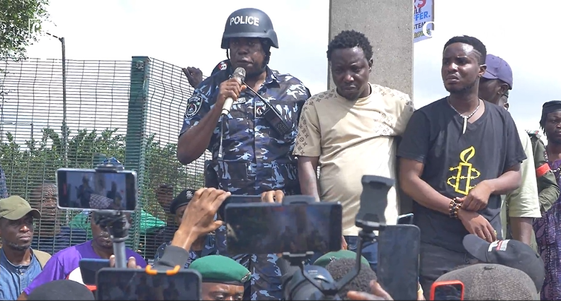 Protest day 2 'We are here to protect you' Police to Lagosians