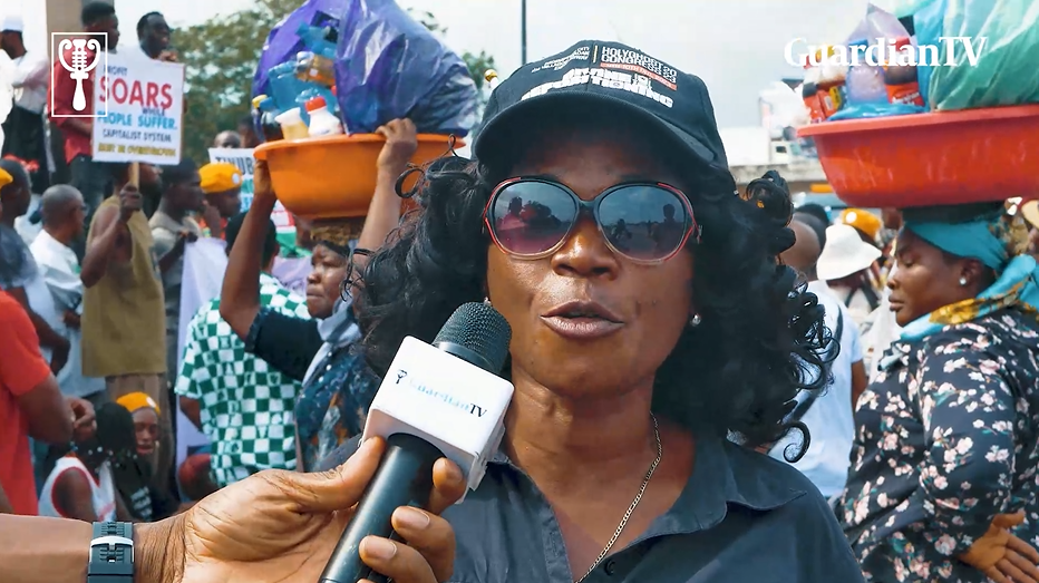 #EndBadGovernance Day 5: 'Return fuel subsidy and reduce inflation', Lagos protesters cry out