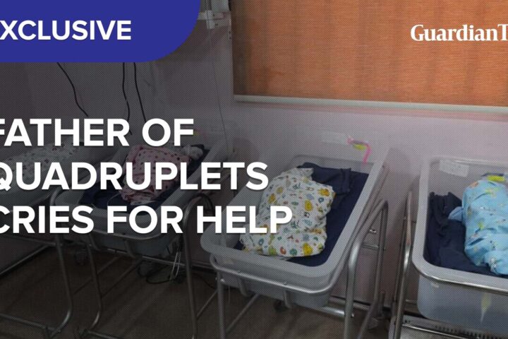 'We're still owing the hospital after over two years- Father of Quadruplets cries for help