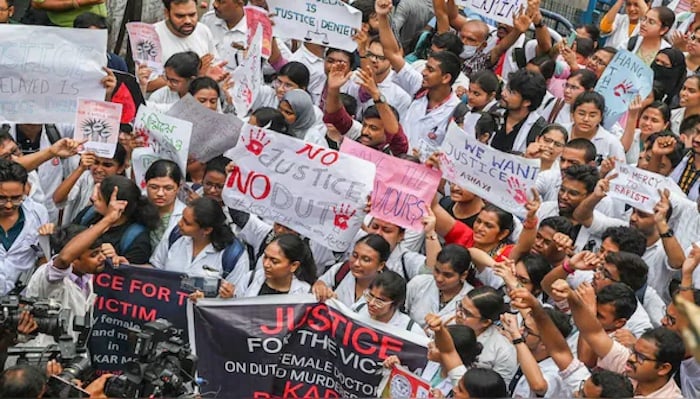 Indian doctors stage strike over murder of trainee