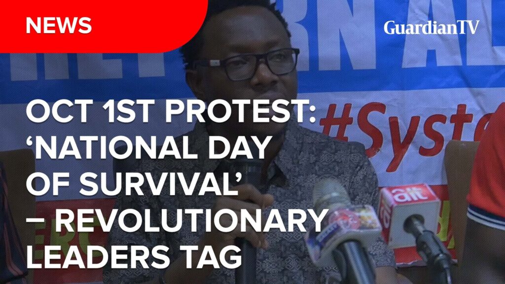 October 1st Protest: ' National day of survival' - Revolutionary leaders tag