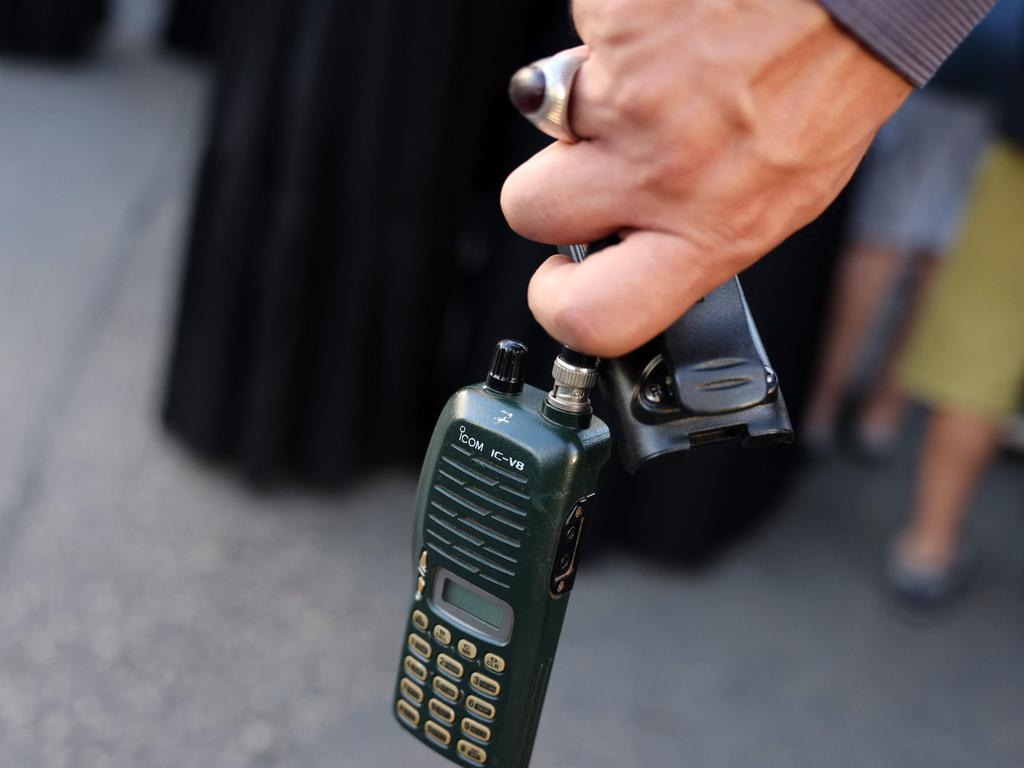 First pagers, now walkie-talkies