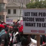 Ghana opposition protests ahead of election this year