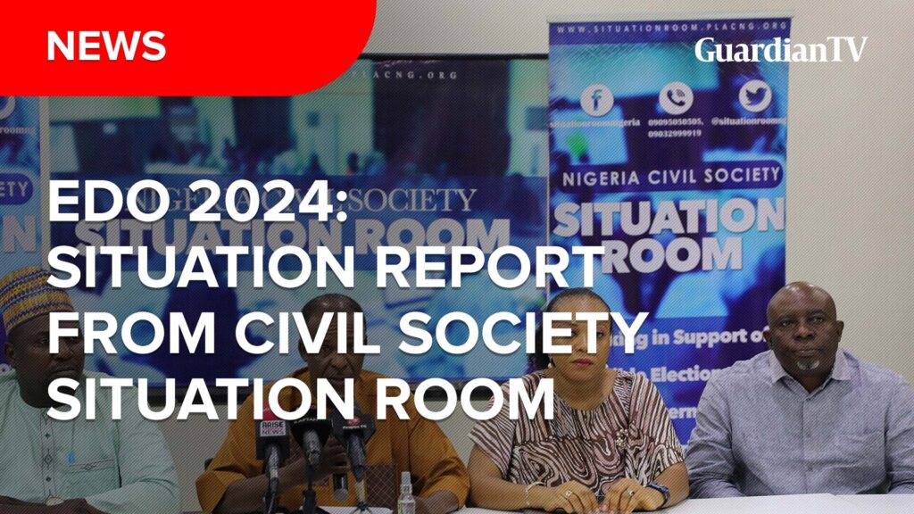 Edo 2024: Situation report from society situation room