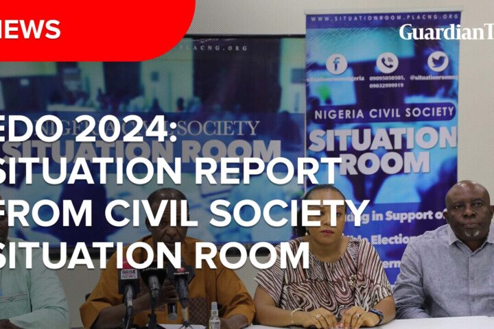 Edo 2024: Situation report from society situation room