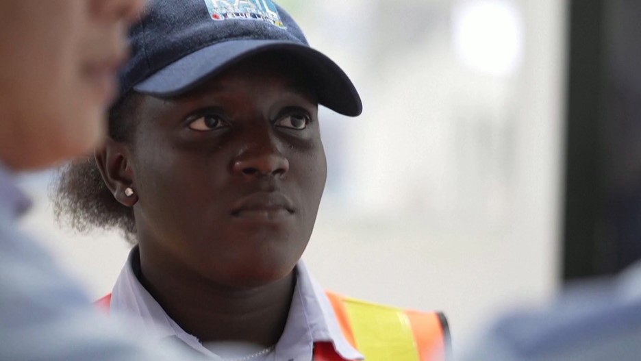 Nigerian woman achieves dream as light rail driver