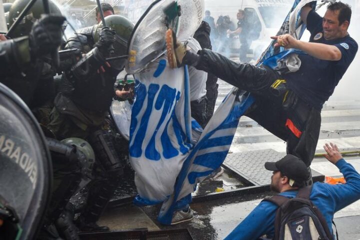 Argentina's 'economic shock' vote sparks protests