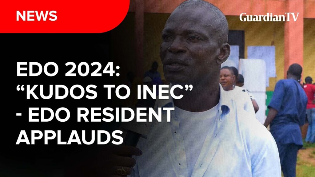 Edo 2024: 'Kudos to INEC' - Edo resident applauds