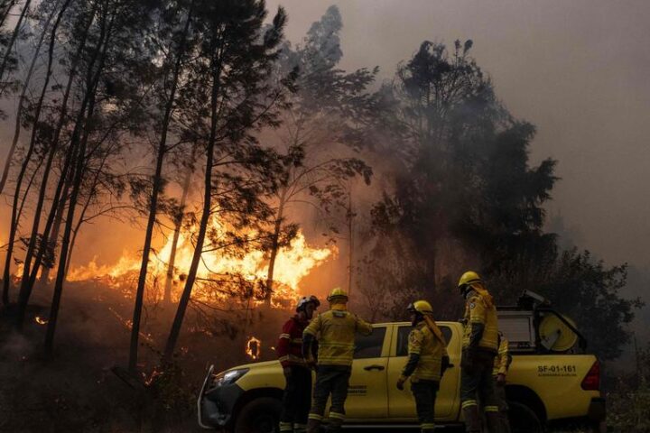 Wildfires in Portugal fanned by unusually dry September