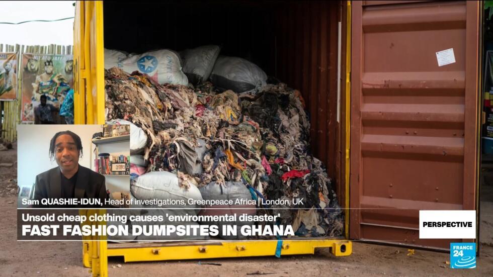 Fast fashion dumpsites in Ghana