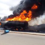 Large fire after fuel tanker explodes in Nigeria, killing 94 people