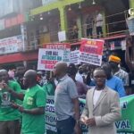 #FearlessOctober1: Protesters sang the old national anthem in Lagos