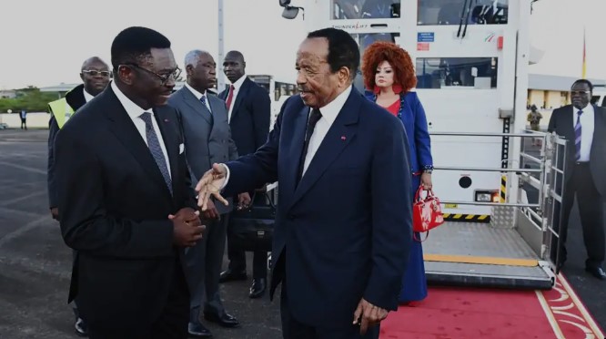 Cameroon's 91-year-old President Biya returns home