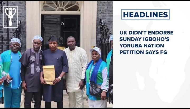 UK didn’t endorse Sunday Igboho’s Yoruba Nation petition says FG