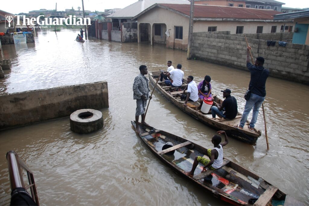 Oyan Dam Overflow: Residents lament amidst flooding and boat commuting